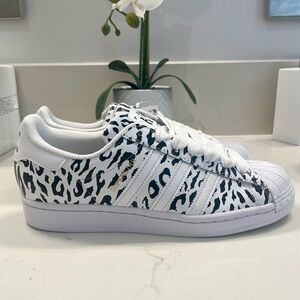 Women’s adidas superstar leopard sneakers